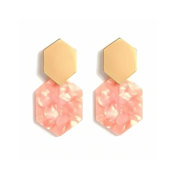 Fashion Hexagon Earrings - Image 7